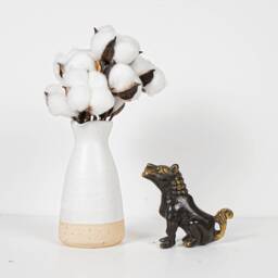 Tiger Myth Bronze Figurine, 3.8 - thumbnail 4