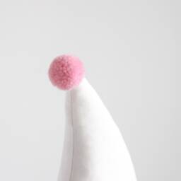 Pink & White Baby Girl Nursery Decor, Raindrop Cloud Cushion For Bb Crib Cot Kids Room Pom Pillow Newborn Shower Toddler Teen Gift - thumbnail 4