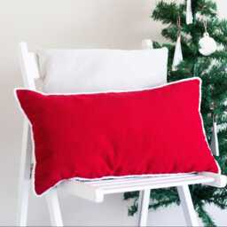Embroidered Christmas Hohoho Pillow - Festive Holiday Cushion, Santa Throw Pillow, Winter Home D??cor - thumbnail 2