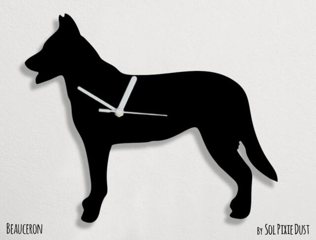 Beauceron Dog - Wall Clock Silhouette - image 1