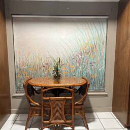 When Time Stands Still - Modern Landscape Art Printed Custom Made - Fl51 Window Roller Shade Regular & Total Blackout - thumbnail 2