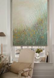 When Time Stands Still - Modern Landscape Art Printed Custom Made - Fl51 Window Roller Shade Regular & Total Blackout - thumbnail 1