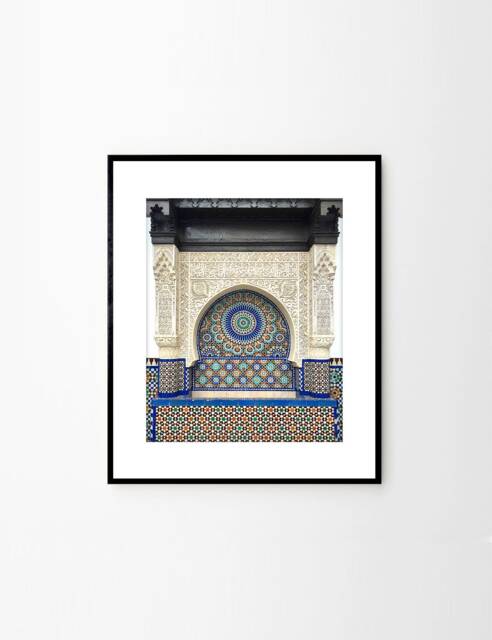 Illustration - Fountain Mosque Of Paris - Photography - image 1
