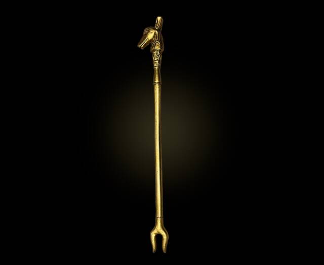 Sceptre Staff, Head Of Anubis Waz Sceptre. Ancient Egyptian Waz-Scpetre - image 1
