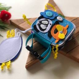 Personalised Felt Quiet Book From 6 Month To 2 Years, Educational Book, Felt Busy Book, Baby Activity Book. Kids - thumbnail 3