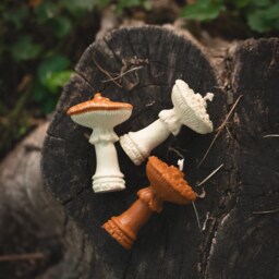 Mushroom Candles, Decoration, Autumn Decor, Home Beeswax Gift For Friend, Forest Candle - thumbnail 4