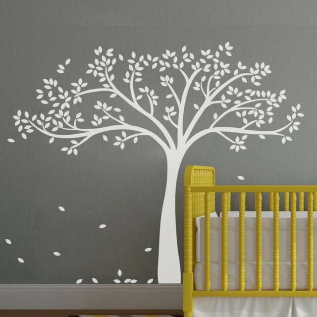Tree Decals Large Nursery Tree Stunning Wall Tattoos Mural Removable Vinyl Wall Sticker - 191 - image 1
