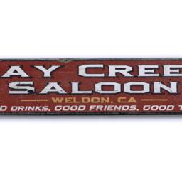 Custom Saloon Sign, Wall Decor, Wood Home - Rustic Hand Made Wooden Sign Decor Gifts - thumbnail 2