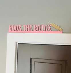 Book The Botox Door Topper Funny Clinic Decor With Mirror Syringe - thumbnail 1