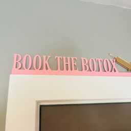 Book The Botox Door Topper Funny Clinic Decor With Mirror Syringe - thumbnail 3
