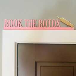 Book The Botox Door Topper Funny Clinic Decor With Mirror Syringe - thumbnail 2