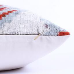 16x24 Ikat Velvet Pillow Cover, Handmade Cushion, Decorative Throw Pillow, Boho Cushion Turkish Home Decor - thumbnail 3