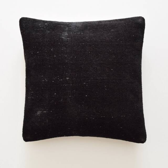 Black Carpet Pillow Cover 18x18 Moroccan Cushion 45x45 Pillows Teppich Kissen Housse De Coussin Berb??re Kelim Kussen - image 1