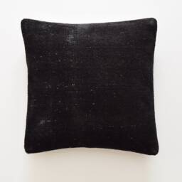 Black Carpet Pillow Cover 18x18 Moroccan Cushion 45x45 Pillows Teppich Kissen Housse De Coussin Berb??re Kelim Kussen - thumbnail 1