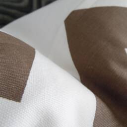 Large Chevron.fall Decor Pillows.slipcovers.toss Pillow.throw Pillows.brown Pillows.brown.white.chevron Pillows - thumbnail 2