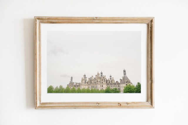 Chambord Castle Print Loire Valley Photography, France Wall Art - image 1
