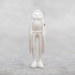 Ceramic Birdman Art Toy Handmade Modern Collectible Figurine - thumbnail 2