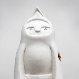 Ceramic Birdman Art Toy Handmade Modern Collectible Figurine - thumbnail 3