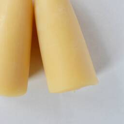 stubby Beeswax Candles, Pair, Pillar Hand Dipped, Made in The UK - Slight Seconds - thumbnail 2