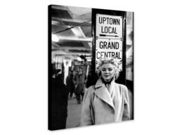 Marilyn Monroe At New York Underground - Vintage Fashion Art Print - thumbnail 1