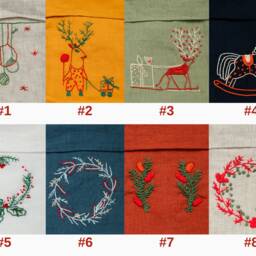 Personalized Christmas Stockings Linen Custom Family Embroidery With Names Embroidered Chsritsmas Decor Gift For Friend Custom - thumbnail 2