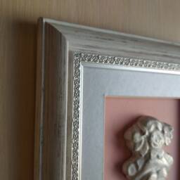 Pink Picture Girl Gray Frame Decor - thumbnail 2