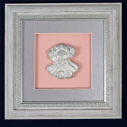 Pink Picture Girl Gray Frame Decor - thumbnail 3
