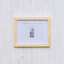 A4 Picture Frame - Natural Wood Handmade Free Standing Modern Rustic Wooden Photo Frames With Mount Option - thumbnail 3