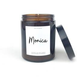 Personalised Name Candle Gift, Custom Candle Gift, Your Text Gift Candle, For Her, Him, Best Friend, 20Th 30Th, 40Th, 50, Birthday - thumbnail 3