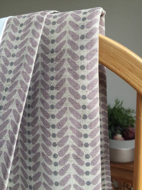 Sample Only - Curtains Made To Measure? Just Need Pole Length & Drop Quote Plum Linen - image 1