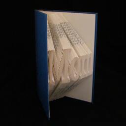 Mom Names & People 3 Letters Folded-Book Art Sculpture - thumbnail 2