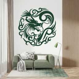 Dragon Wall Decal Removable Vinyl Sticker For Kids Room Decor 4653 - thumbnail 2