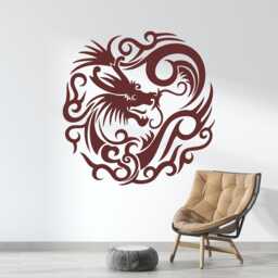 Dragon Wall Decal Removable Vinyl Sticker For Kids Room Decor 4653 - thumbnail 3