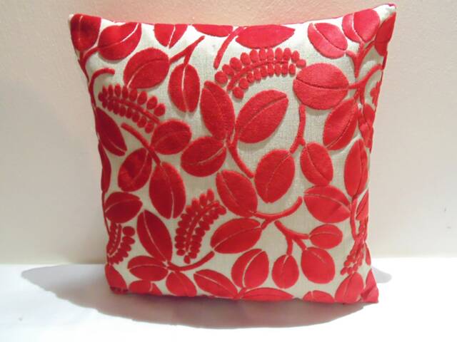 Designers Guild Fabric Calaggio Scarlet Cushion Cover/Pillow Cover - image 1