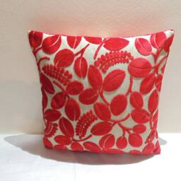 Designers Guild Fabric Calaggio Scarlet Cushion Cover/Pillow Cover - thumbnail 2