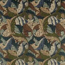 William Morris Acanthus, Arts & Crafts, Grey, Beige Olive Green Velvet Cushion Cover, Throw Pillow Home Decor - thumbnail 3