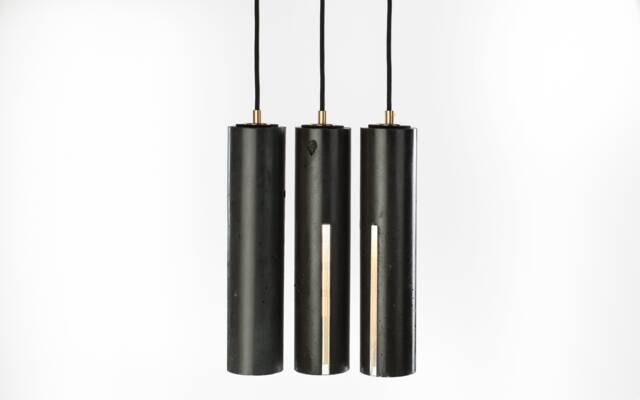 Pendant Light Black Concrete - Design Spot Light - image 1