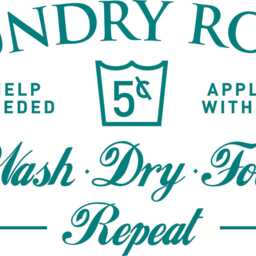 Laundry Room Decal, Mudroom Door Sign, Wash Dry Fold Wall Art, Farmhouse Quote Vintage - thumbnail 3