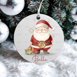 Personalised Kids Christmas Decoration - Nephew Gift Custom Bauble For Boys & Girls Stocking Filler Eve Box