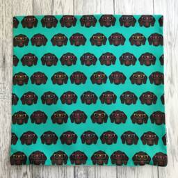 German Shorthaired Pointer Green Dog Print Cushion Cover - Gsp, Home Decor, Pillow Cover, Home & Living, Decorative Pillow - thumbnail 2