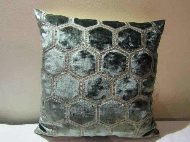 Designers Guild Fabric Manipur Jade Cushion Cover/Pillow Cover - image 1