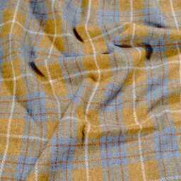 Harris Tweed Sollas Tartan - Luxury Pure Wool Lap Blanket 75x100cm/30x39 - thumbnail 2