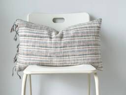Tribal Hemp Hand Woven Natural Dye Color Pillow Cover - thumbnail 1