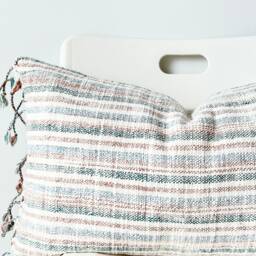 Tribal Hemp Hand Woven Natural Dye Color Pillow Cover - thumbnail 2