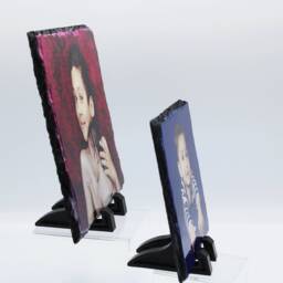 Personalised Custom Picture Frame, Personalised Family Photo Printed Rock Slate, Gift - thumbnail 4