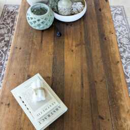 Rustic, Natural Chunky, Large Pine Coffee Table With Drawers - thumbnail 4