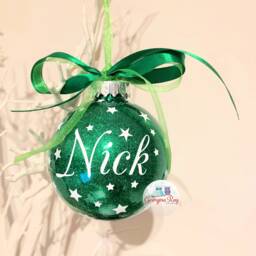 Personalised Bauble, Christmas Name Gift, Ornament, Ornament 2025