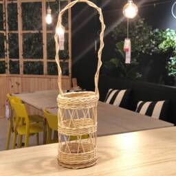 Wine Rack Basket Rattan For Gift Made Of Long Hand - thumbnail 2