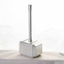 Mini-Mjolnir Thor's Hammer Paperweight in Aluminum/Brass/Stainless Steel - thumbnail 2