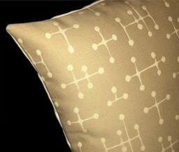 Eames Dot Throw Pillow Cover Sand Cream Maharam Fabric - thumbnail 1
